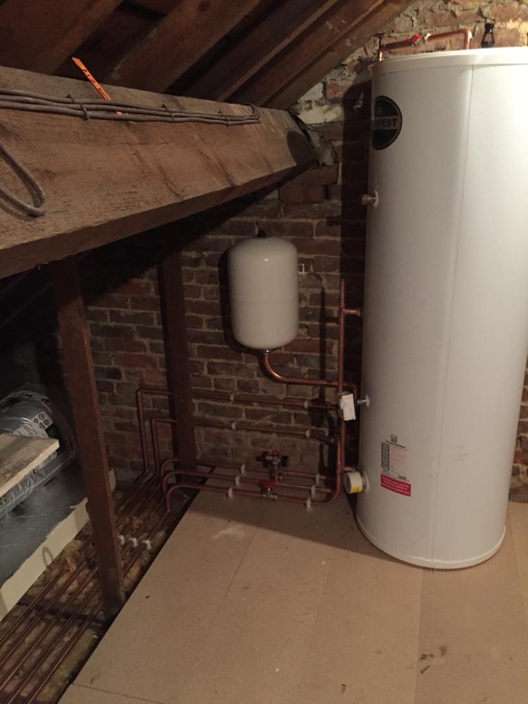 Unvented Cylinder Installation - Kingswood