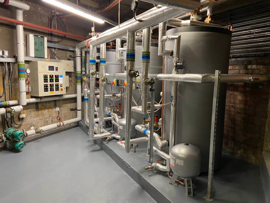 Plant room installation, Westminster
